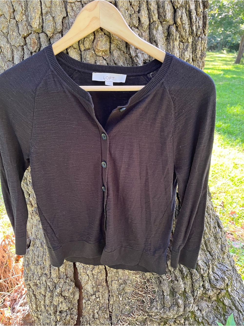 ⭐️LOFT Button Front Cardigan in size S